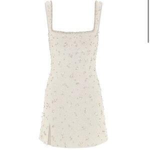 Chic Cream Mini Dress